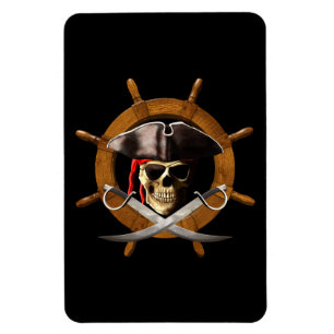 Íman Roda alegre do pirata de Roger