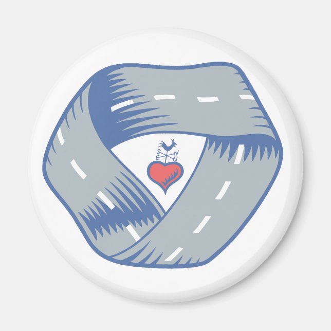 Íman Roda CR Logótipo Magnético (Frente)