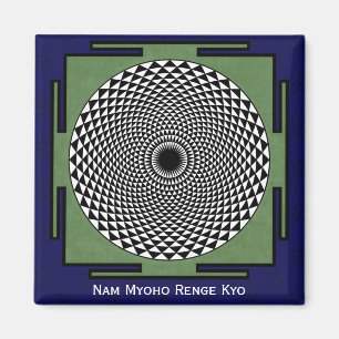 Íman Roda da meditação da flor de Lotus