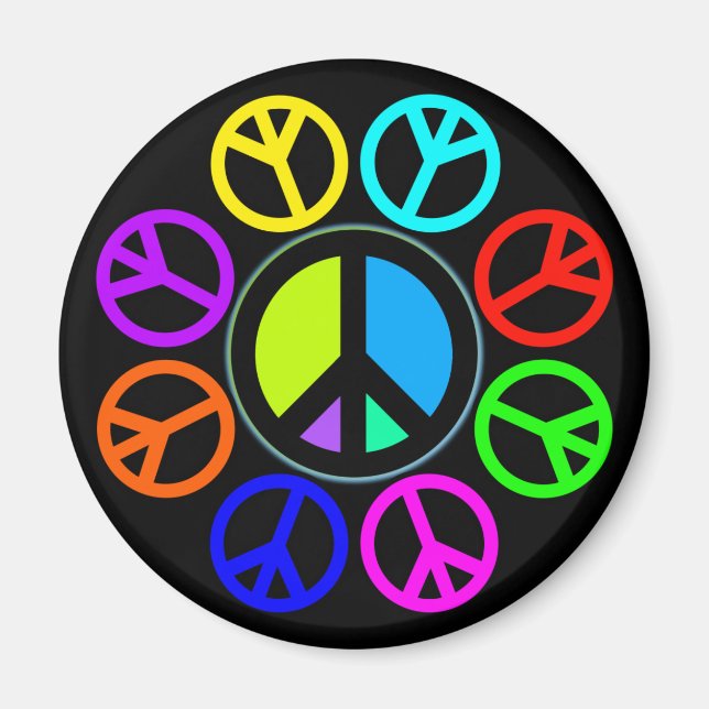 ÍMAN RODA DE COR DE PAZ (Frente)