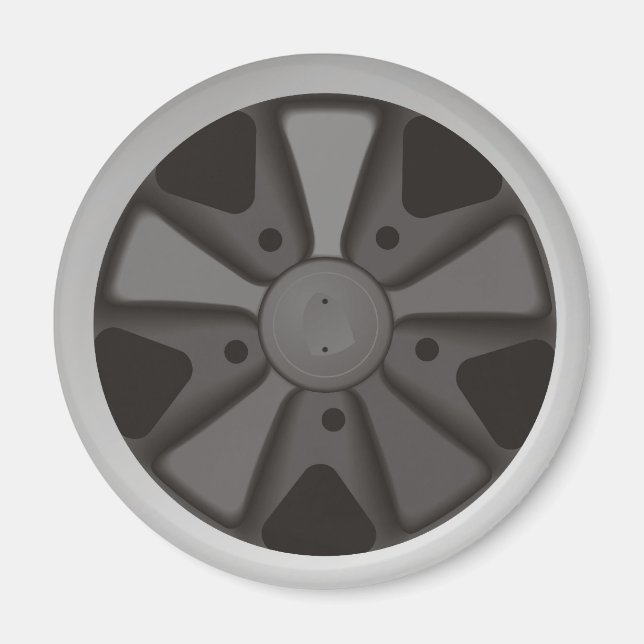 Íman Roda de corrida de carros esportivos clássicos usa (Frente)