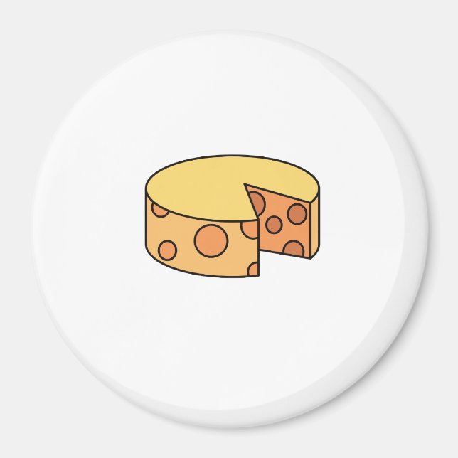 Íman roda de queijo (Frente)