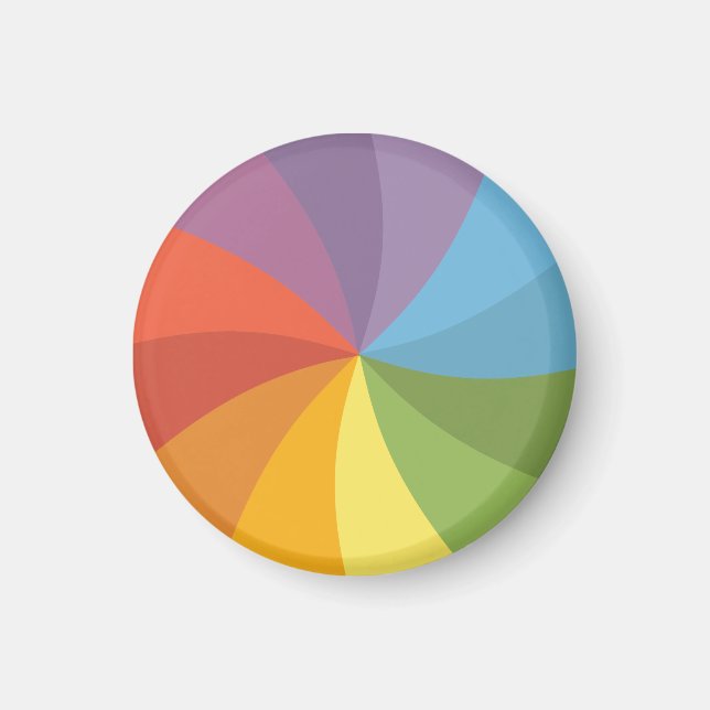 Íman Roda de rotação do arco-íris (Frente)