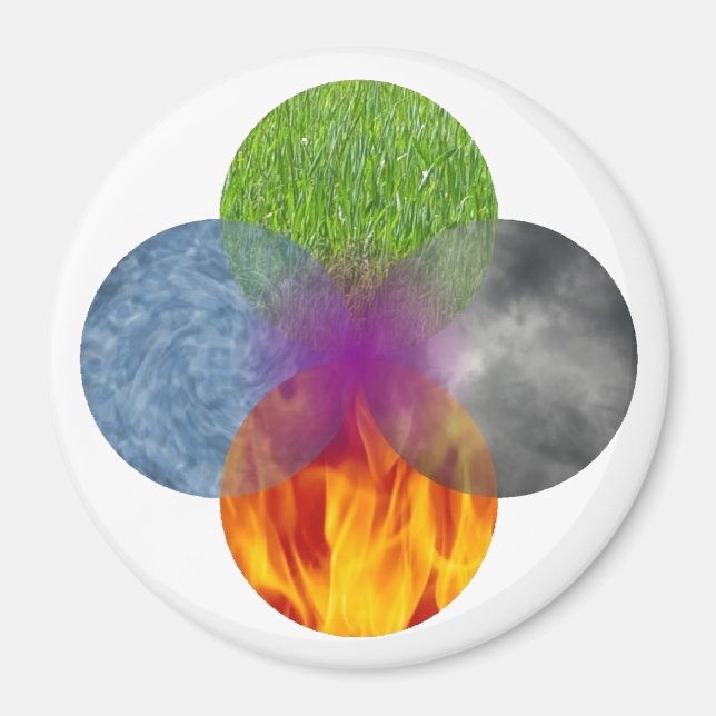 Íman Roda de ser - branco (Frente)