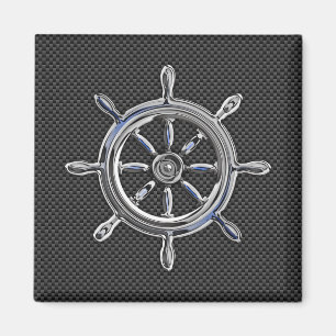 Íman Roda no estilo da fibra do carbono