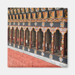 Íman Rodas de Oração da praça central em Thimphu