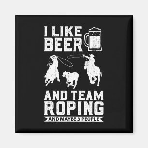 Íman Rodeo Cowboy Barrel Roping Horseback R