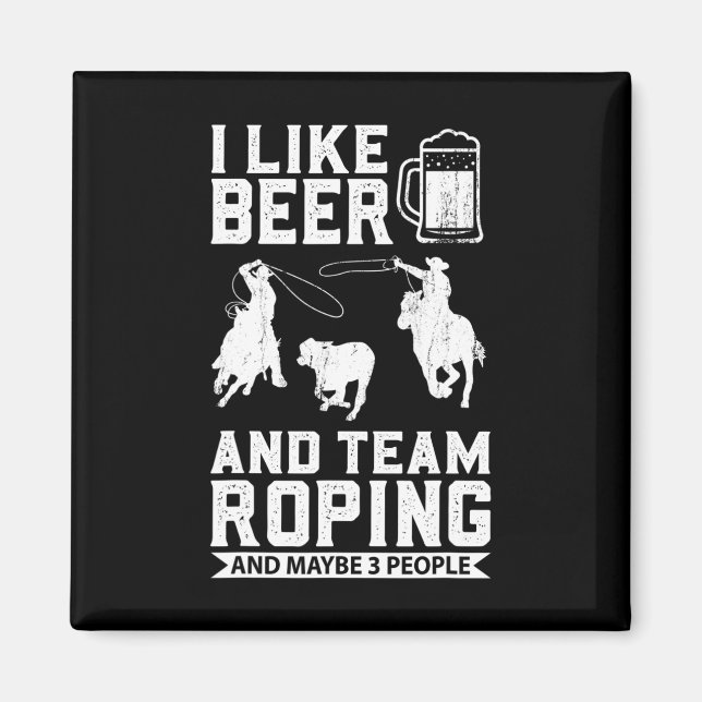 Íman Rodeo Cowboy Barrel Roping Horseback R (Frente)