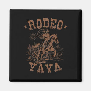 Íman Rodeo Yaya Western Cowboy Familiar Correspondendo