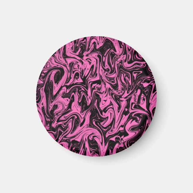 Íman Rodovalho Magenta e Preto (Frente)