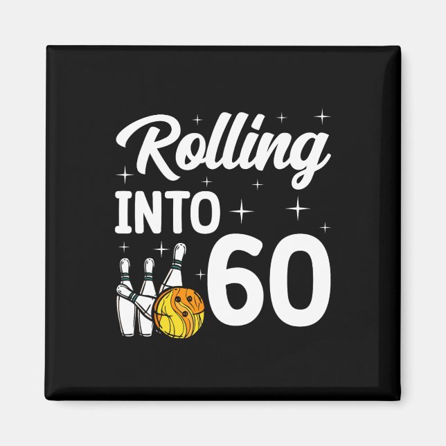 Íman Rolando para 60 Boliches 60º aniversário (Frente)