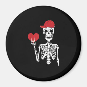Íman Roll Skeleton Mãos Cabeça Dia de os namorados