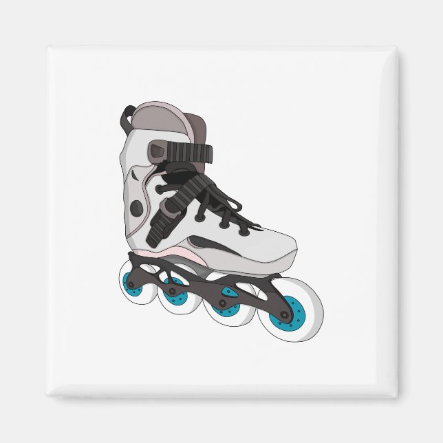 Íman Rollerblades Rollerskates Inline Skates Arte (Frente)