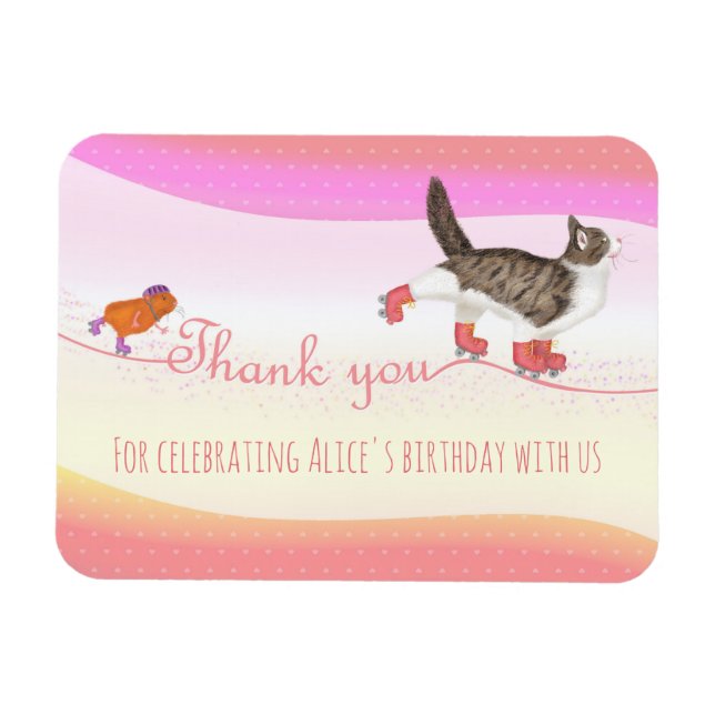 Íman Rollersking Pets partidário a favor do ímã (Horizontal)