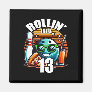 Íman Rollin para 13 13 Boliche Birthda