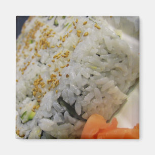 Íman Rolo de Califórnia - sushi do vegetariano