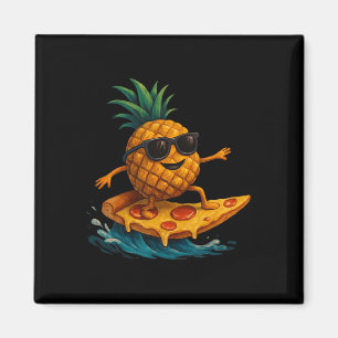 Íman Rolo de Pizza de Surfista de Abacaxi Divertido Tro