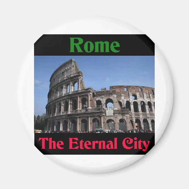 Íman Roma A Cidade Eterna. (Frente)