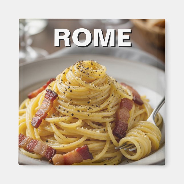 Íman Roma Carbonara Itália Viagem (Frente)