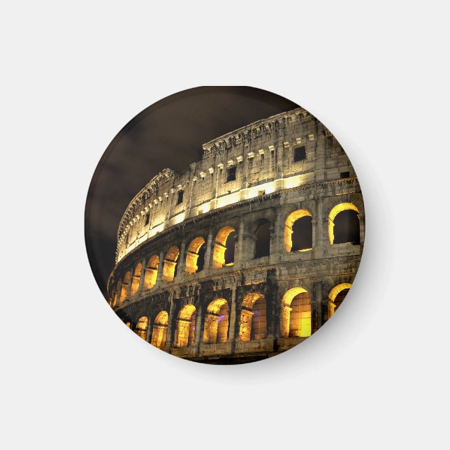 Íman Roma - Coliseu no imã noturno (Frente)