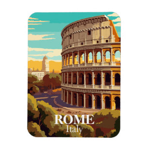 Íman Roma Colosseum Itália Viagem Souvenir Magnet