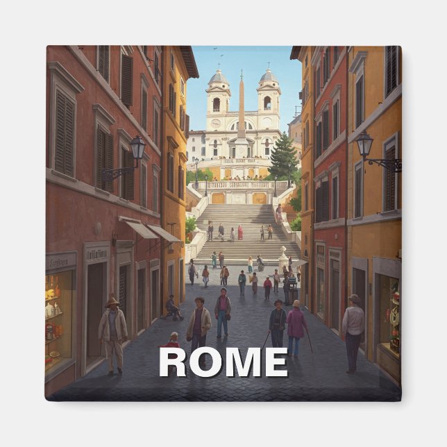 Íman Roma Espanhol Etapas Itália Viagem (Frente)