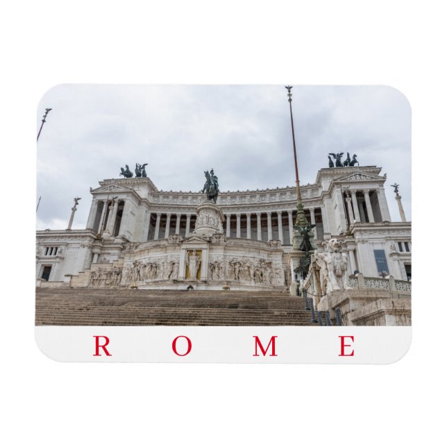 Íman Roma Il Vittoriano imã de geladeira (Horizontal)