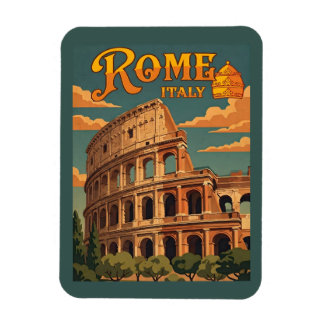 Íman Roma Itália Colosseum Viagem Vintage