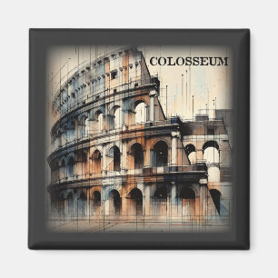 Íman Roman Colosseum Itália Europa