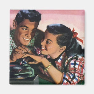 Íman Romance do vintage, queridos do segundo grau no
