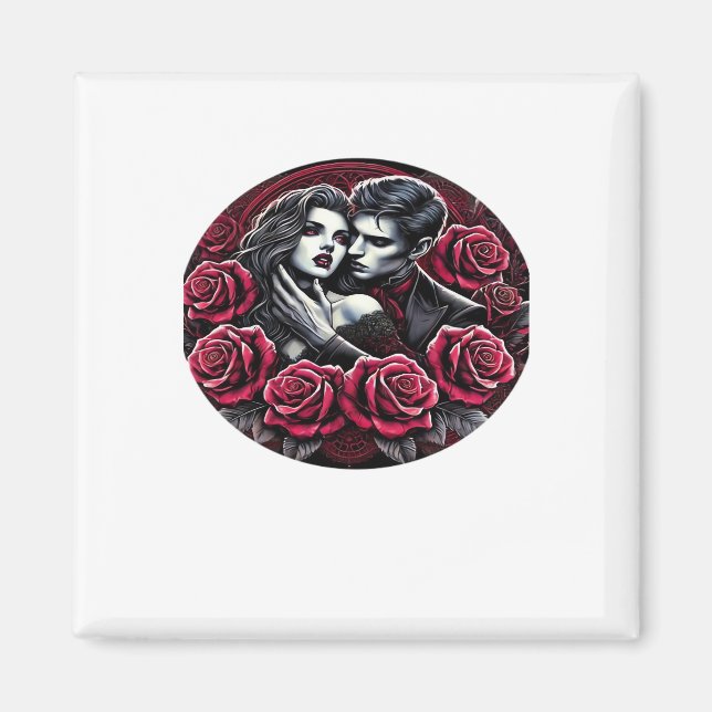 Íman Romance Gótico Vampírico – Até que a Morte Nos Sep (Frente)