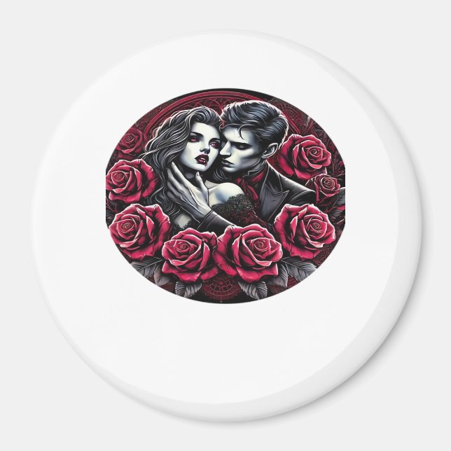 Íman Romance Gótico Vampírico – Até que a Morte nos Sep (Frente)