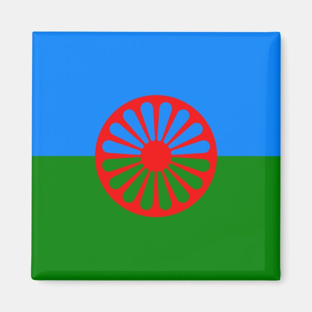 Íman Romani Flag (Frente)