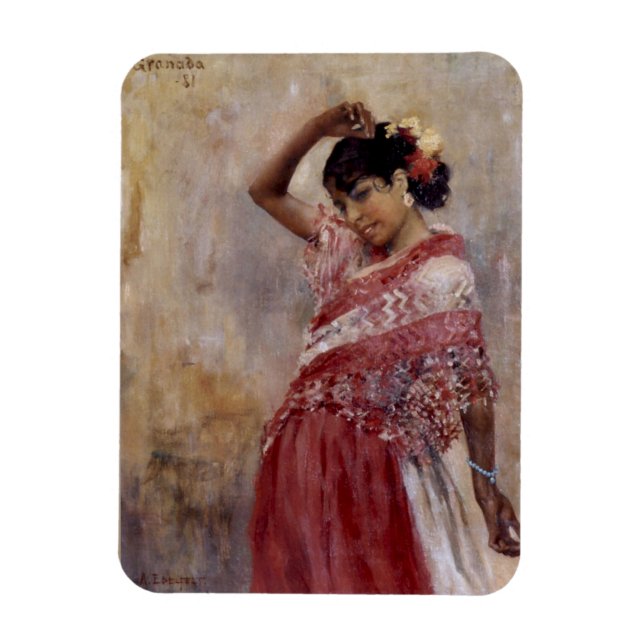 Íman Romani Gypsy Woman Dancing (por Albert Edelsense) (Vertical)