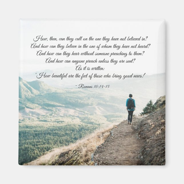 Íman Romanos 10:14-15 Como devem então chamá-lo? (Frente)