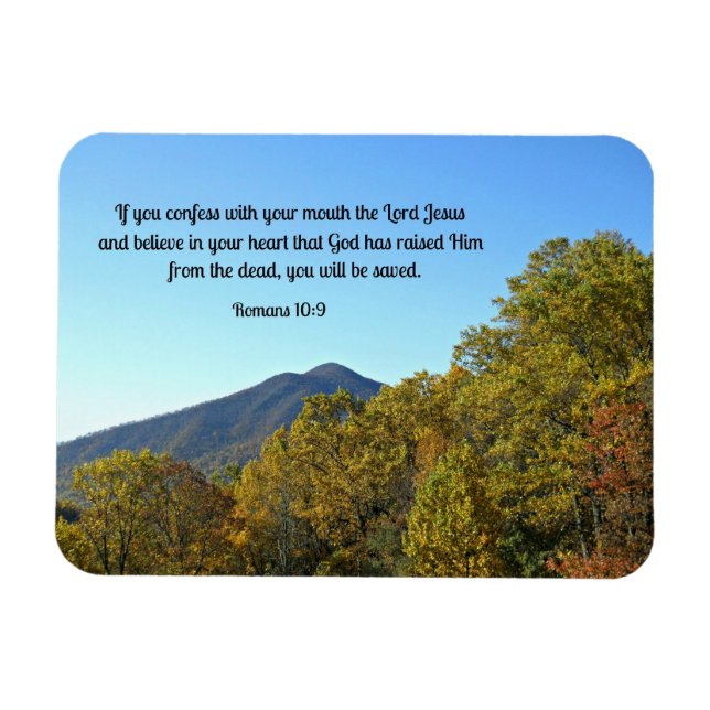 Íman Romanos 10:9 Se confessar com a boca... (Horizontal)