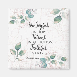 Íman Romanos 12:12 Sejam Joyful in Hope, Faithful in Pr