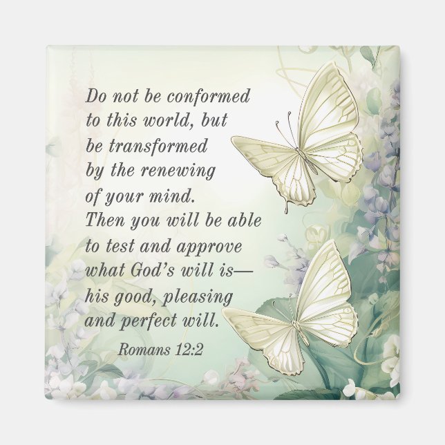 Íman Romanos 12:2 Não se conformem com esta Bíblia do M (Frente)