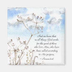 Íman Romanos 8:28 Tudo que Deus trabalha para o bem