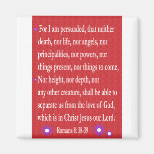 Íman Romanos 8: 38-39 ímã