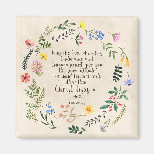 Íman Romanos Imagem Versa de Bíblia 15:5 (Frente)