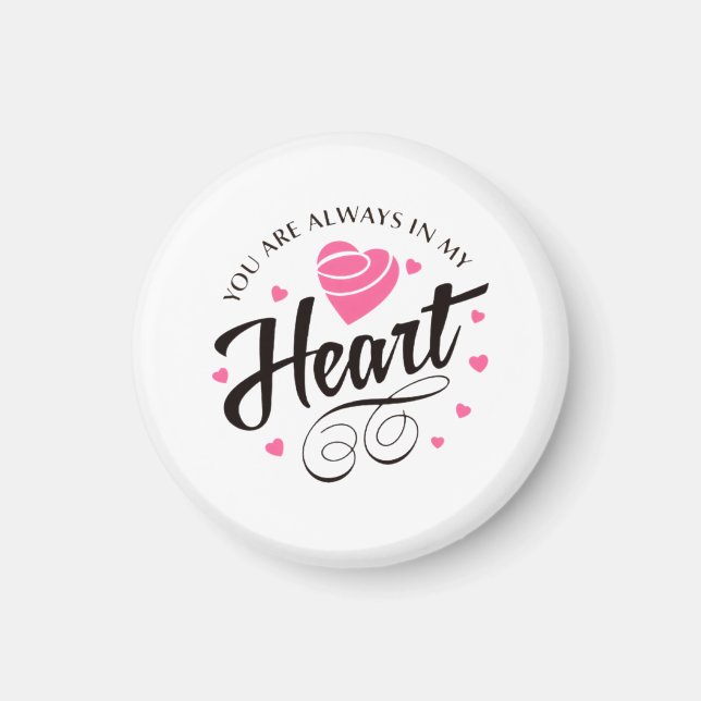 Íman Romantic Love Heart (Frente)