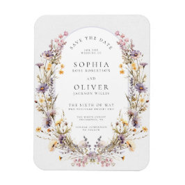 Íman Romântico Flor Selvagem Salva a Data