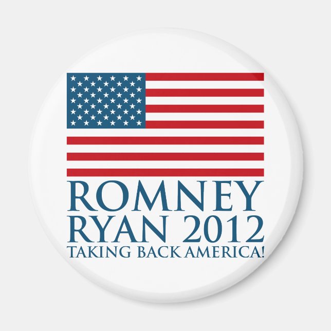Íman Romney Ryan 2012 (Frente)