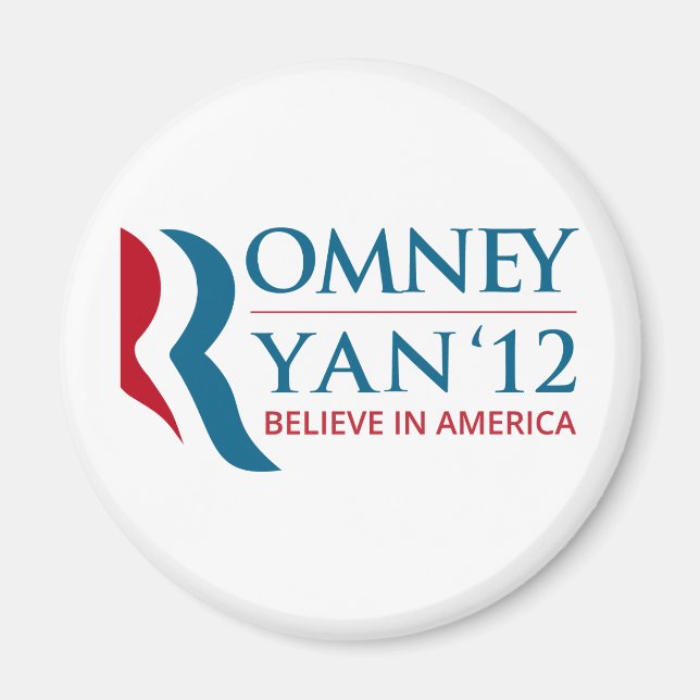 Íman Romney / Ryan 2012 para Presidente e Vice-Presiden (Frente)