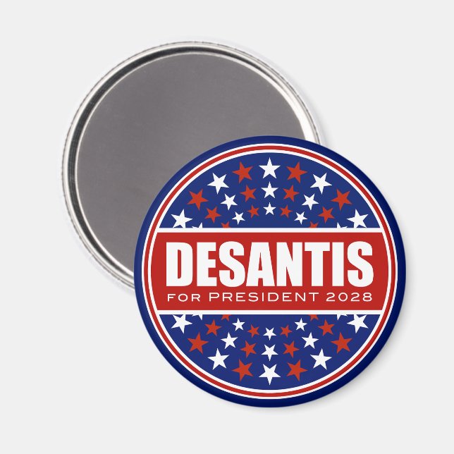 Íman Ron DeSantis Presidente 2028 (Front/Back)