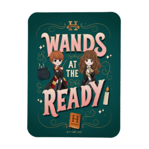 Íman Ron & Hermione Wands no Ready