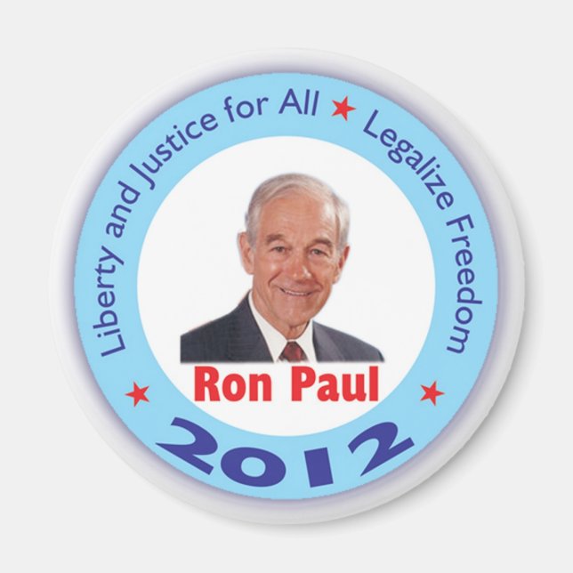 Íman Ron Paul 2012 Magnet (Frente)
