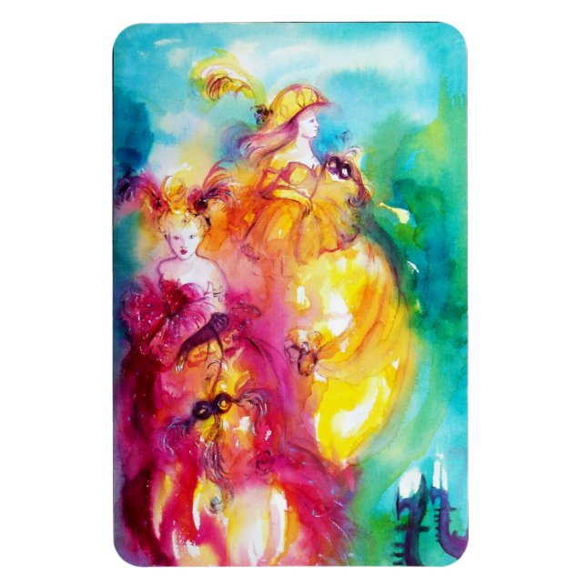 Íman RONDO IN LAGOON/Bola de Mascarada Veneza (Vertical)