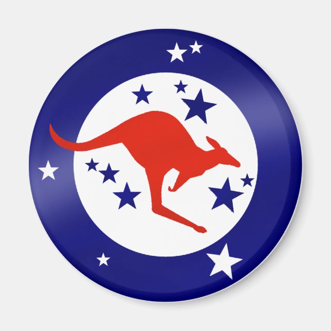 Íman Roo Oz Kangaroo estrelas ímãs na Austrália (Frente)